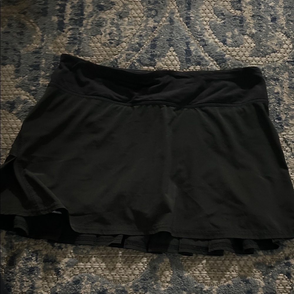lululemon athletica Black Athletic Skort with Built-In Shorts